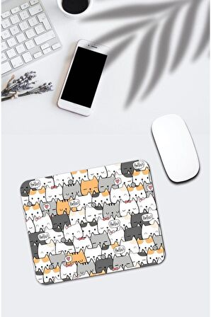 Kedi Desenli Mouse Pad Modelleri 11