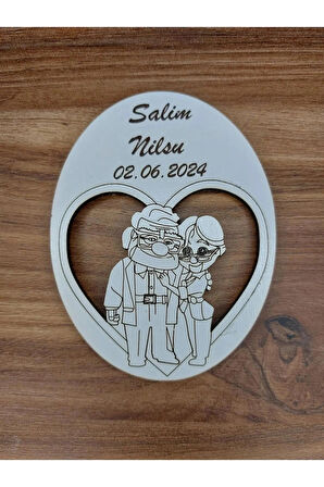25 Adet Nişan Nikah Hatıra Yukarı Bak Magnet