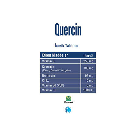 Fitozomal Quercetin 60 Bitkisel Kapsül