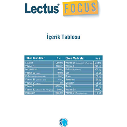 LECTUS FOCUS 150 ML SURUP