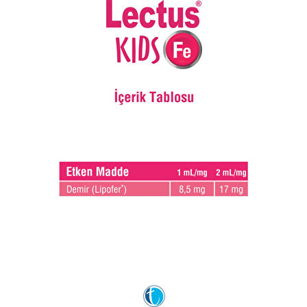 Kids Demir Mikroenkapsüle Demir Minerali 30 ml Damla