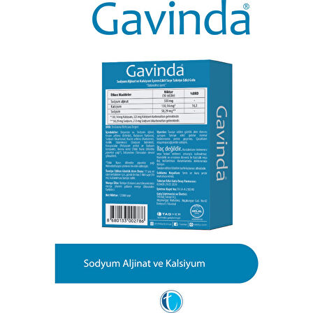 12 Likit Saşe Sodyum Alijinat