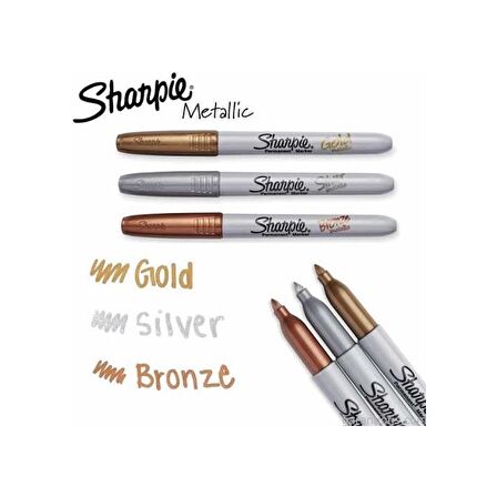 Sharpie Permanent Markör Fine - Metalik Altın