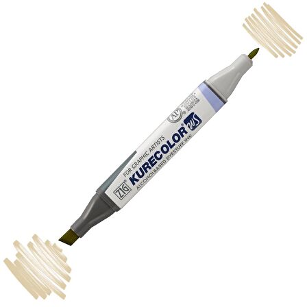 Zig Kurecolor Kc3000 Twin S Marker Kalem 766 Light Chestnut