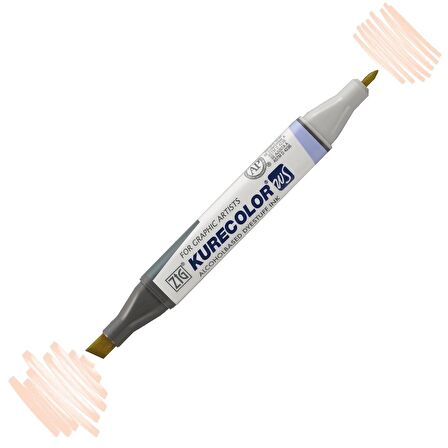 Zig Kurecolor Kc3000 Twin S Marker Kalem 741-743 Blush