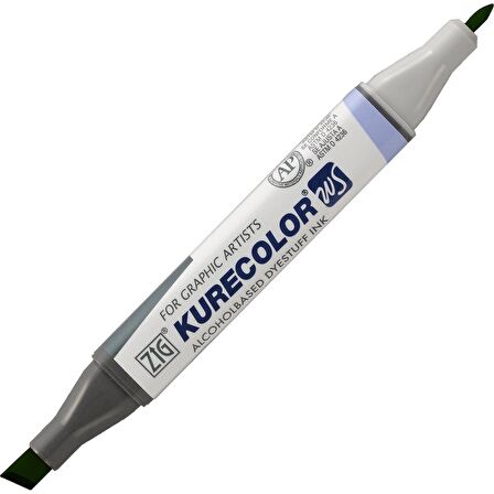Zig Kurecolor Kc3000 Twin S Marker Kalem 567 Deep Green