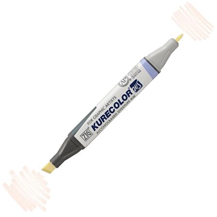 Zig Kurecolor Kc3000 Twin S Marker Kalem 417 Porcelain
