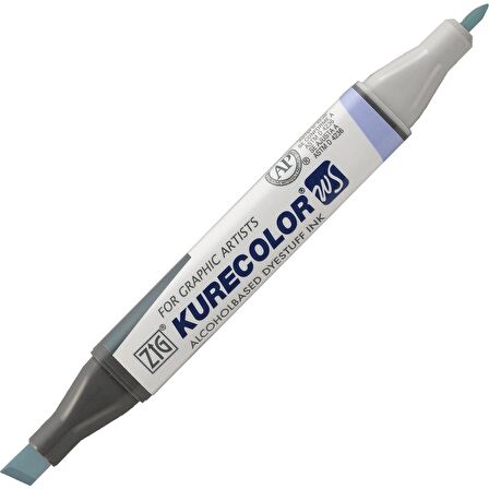 Zig Kurecolor Kc3000 Twin S Marker Kalem 351 Pale Iceberg Blue