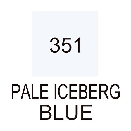Zig Kurecolor Kc3000 Twin S Marker Kalem 351 Pale Iceberg Blue