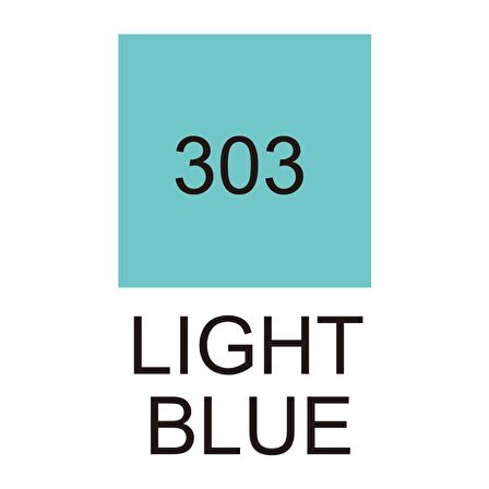 Zig Kurecolor Kc3000 Twin S Marker Kalem 302-303 Light Blue