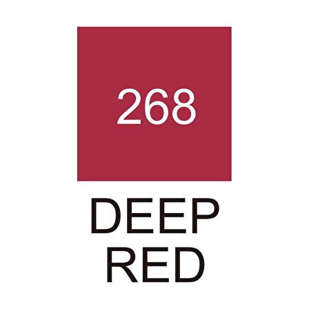 Zig Kurecolor Kc3000 Twin S Marker Kalem 268 Deep Red