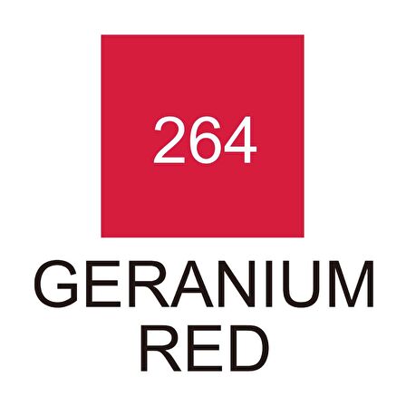 Zig Kurecolor Kc3000 Twin S Marker Kalem 264 Geranium Red