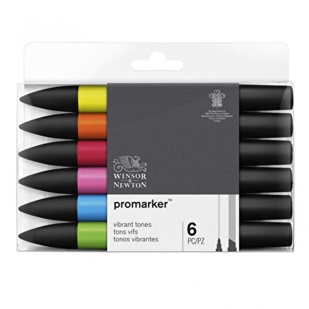 Winsor Newton Promarker Vibrant Tones 6lı