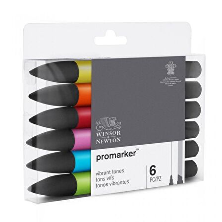 Winsor Newton Promarker Vibrant Tones 6lı