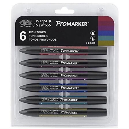 Winsor Newton Promarker Rich Tones 6lı