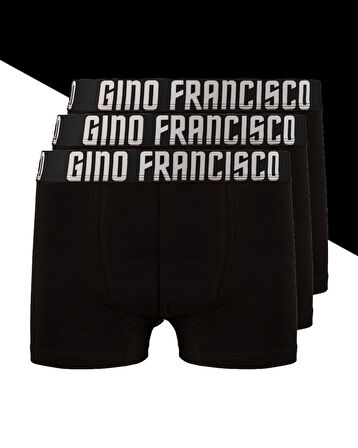 SİYAH Premium Kutulu 3'lü Erkek Boxer