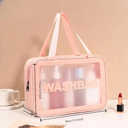 3 LÜ WASHBAG ÇANTA MAKYAJ ÇANTASI SU GEÇİRMEZ ÇANTA