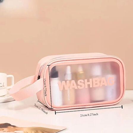 3 LÜ WASHBAG ÇANTA MAKYAJ ÇANTASI SU GEÇİRMEZ ÇANTA