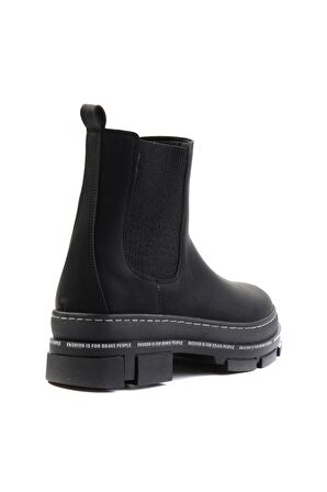 Bambi Siyah  Kadın Bot & Bootie K02643163609