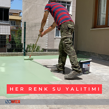 izower M1 Süper Elastik Su Yalıtım Kaplaması (BEYAZ) – 3.5 Kg