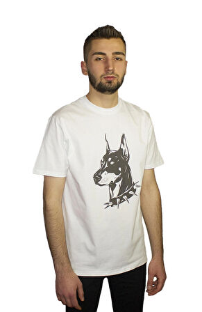 MOODSTİL DOBERMAN BASKILI TSHİRT