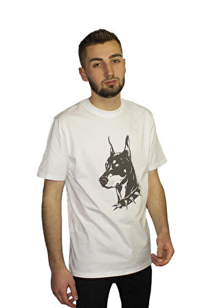 MOODSTİL DOBERMAN BASKILI TSHİRT
