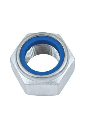 Fiberli Çelik Somun M10 - 100 Adet