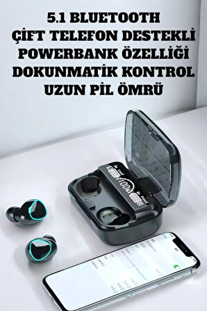 Dijital Şarj Göstergeli M10 Kablosuz Kulaklık