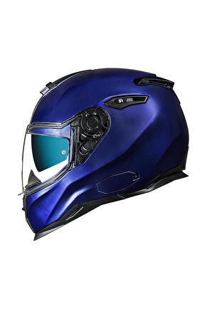 Sx.100 Kapalı Kask Mat Mavi