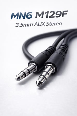 M129F AUX Kablo 3.5mm Erkek-Erkek 3m Stereo Ses Kablosu