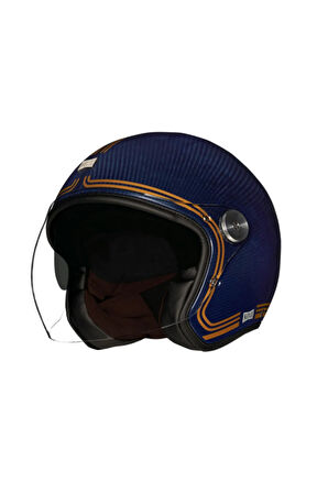 X.G20 LIGNAGE KARBON MAVİ-SARI KASK