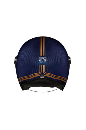 X.G20 LIGNAGE KARBON MAVİ-SARI KASK