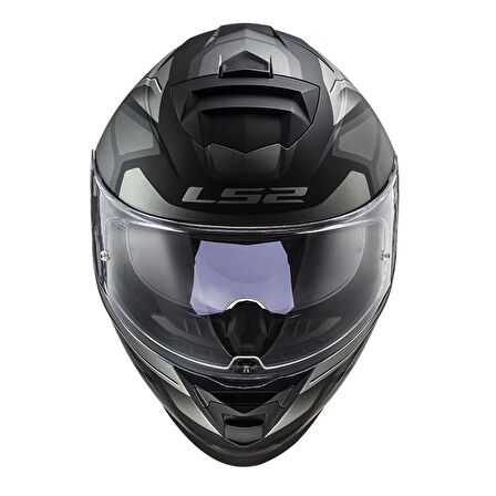 LS2 STORM 2 FASTER MAT TITANIUM KASK M