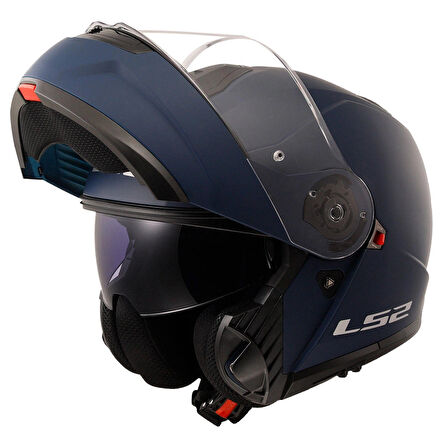 LS2 Strobe 2 Mat Mavi Çene Açılır Kask Yeni Üretim
