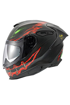 Y.100r Nıght Rıder Mat Siyah Kask