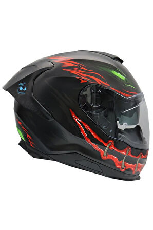 Y.100r Nıght Rıder Mat Siyah Kask