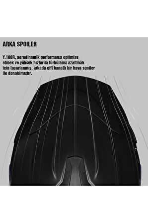 Y.100r Nıght Rıder Mat Siyah Kask