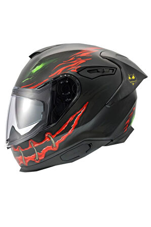 Y.100r Nıght Rıder Mat Siyah Kask