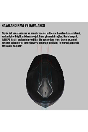 Y.100r Nıght Rıder Mat Siyah Kask