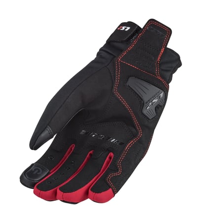 Ls2 Jet 2 Waterproof Motosiklet Eldiveni Siyah-Kırmızı