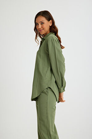 Barbora Keten Günlük İkili Takım Alt Üst LN17haki7