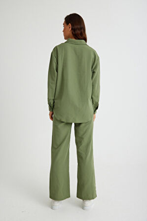 Barbora Keten Günlük İkili Takım Alt Üst LN17haki7