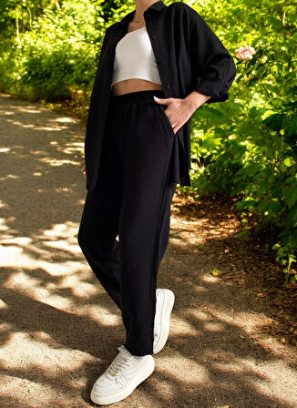 Yazlık Alt Üst Kadın Keten Takım