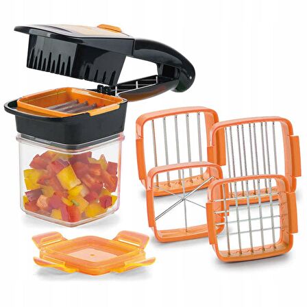 Nicer Dicer Quıck 5 In 1 Pratik Hazneli Sebze Meyve Doğrayıcı