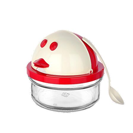 Ördek Figürlü Cam Şekerlik 420 Ml