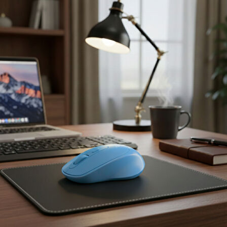 Trio 1600 DPI 2.4GHz Nano Alıcılı Ergonomik Kablosuz Mouse Wireless Optik Fare