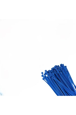 MN6 M189PL 100x2,5 mm Mavi Mini Kablo Bağı 50 Adet, Modem Router ve Ağ Kablosu Düzenleme Kelepçesi
