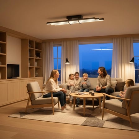 Cosmo Gold LED Tavan Avize – Kumandalı Dim Edilebilir – Aşağı Işık - 3000K