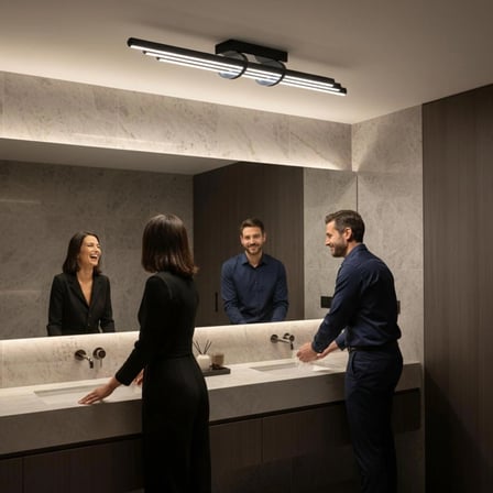 Cosmo Silver LED Tavan Avize – Kumandalı Dim Edilebilir – Aşağı Işık - 6500K
