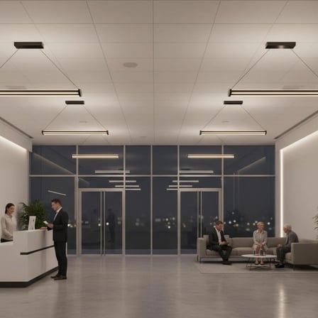 Mira Gold Lineer LED Sarkıt Avize – Kumandalı Dim Edilebilir – Aşağı Işık - 6500K